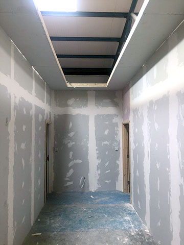 walls ready for painting