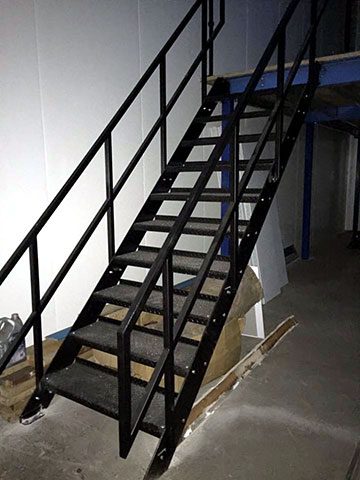 new stairs in place