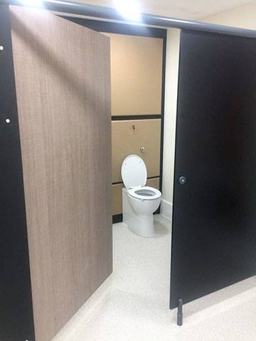 toilet cubicle